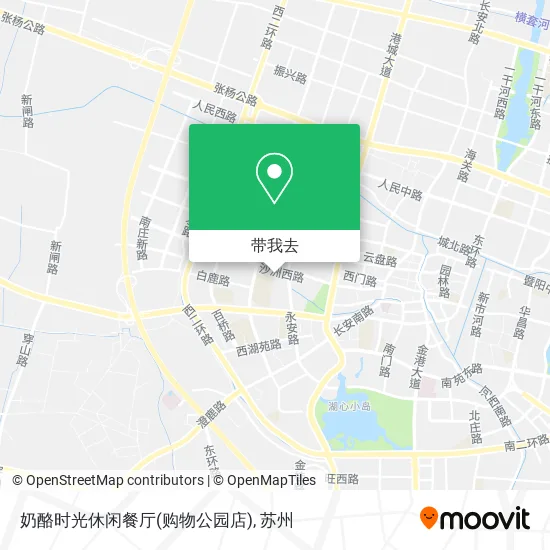 奶酪时光休闲餐厅(购物公园店)地图