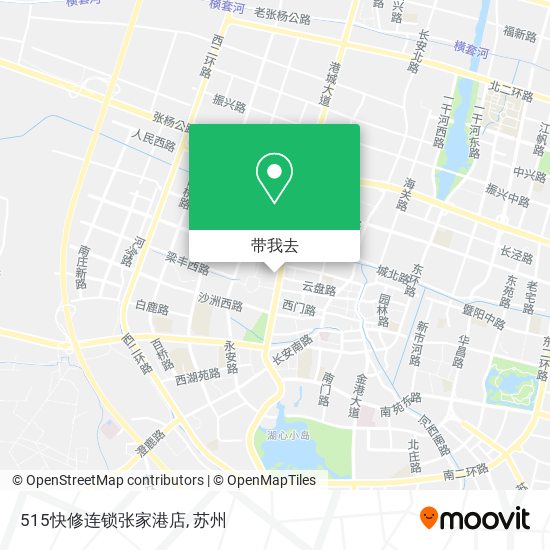 515快修连锁张家港店地图