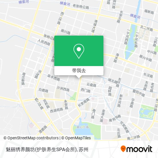 魅丽绣养颜坊(护肤养生SPA会所)地图