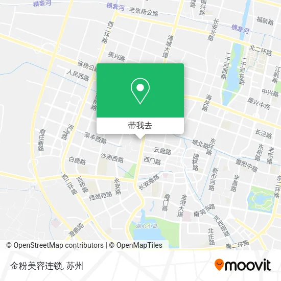 金粉美容连锁地图