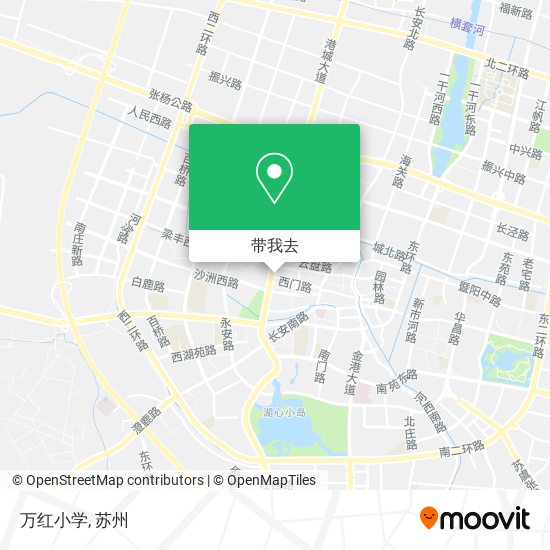 万红小学地图