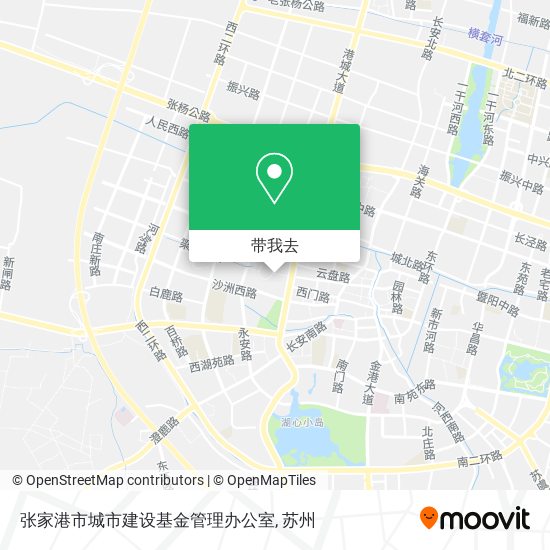 张家港市城市建设基金管理办公室地图