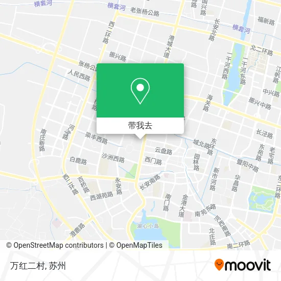 万红二村地图