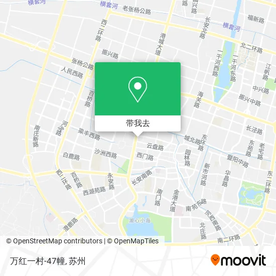 万红一村-47幢地图