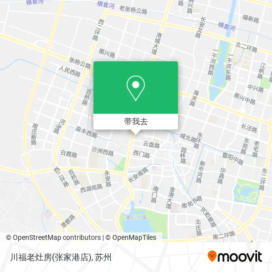 川福老灶房(张家港店)地图