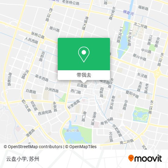 云盘小学地图