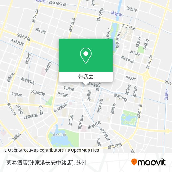 莫泰酒店(张家港长安中路店)地图