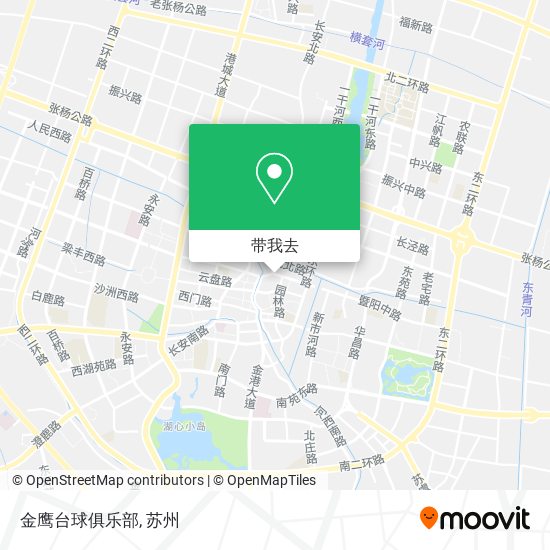 金鹰台球俱乐部地图