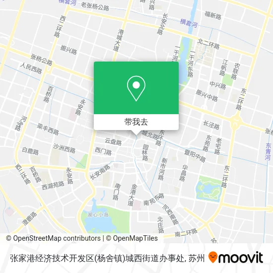 张家港经济技术开发区(杨舍镇)城西街道办事处地图