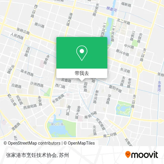张家港市烹饪技术协会地图