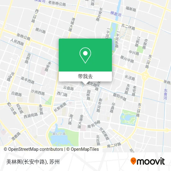 美林阁(长安中路)地图