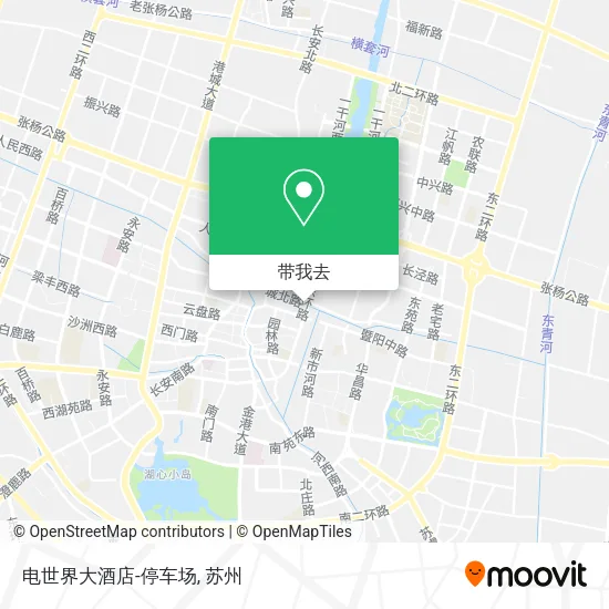 电世界大酒店-停车场地图