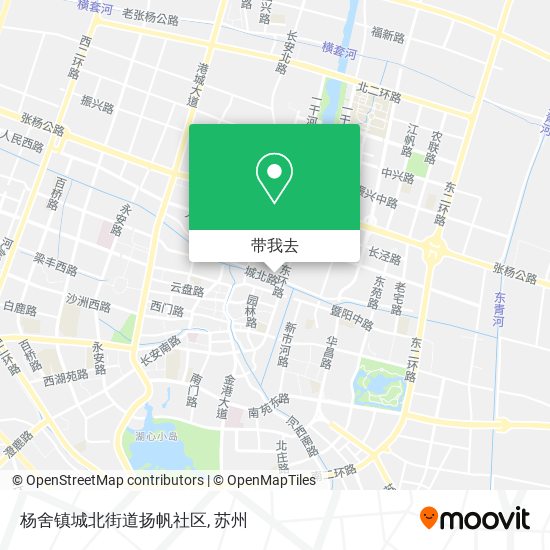杨舍镇城北街道扬帆社区地图