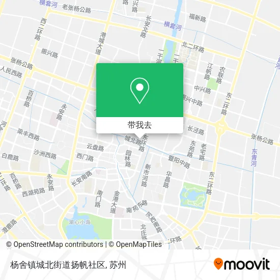 杨舍镇城北街道扬帆社区地图