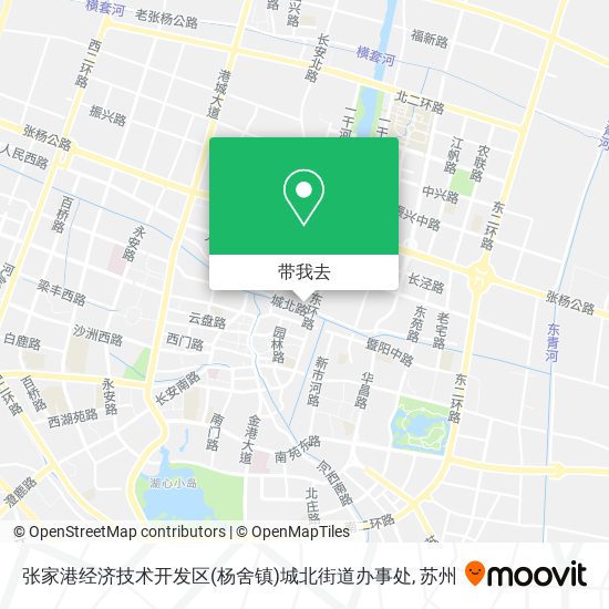 张家港经济技术开发区(杨舍镇)城北街道办事处地图