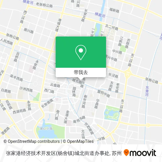 张家港经济技术开发区(杨舍镇)城北街道办事处地图