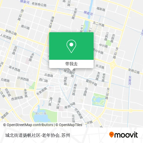 城北街道扬帆社区-老年协会地图