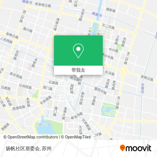 扬帆社区居委会地图