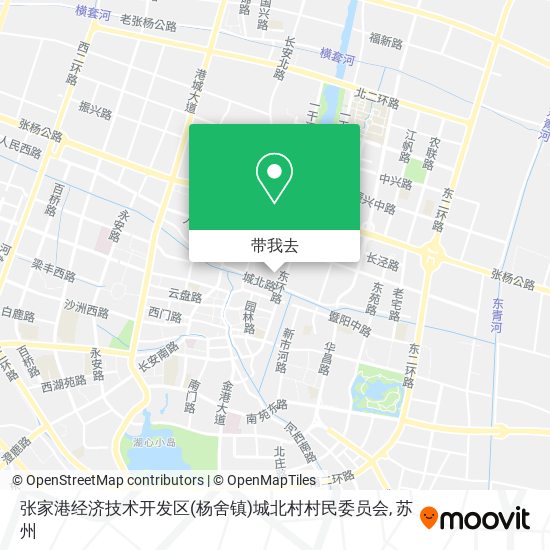 张家港经济技术开发区(杨舍镇)城北村村民委员会地图