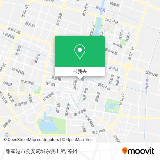 张家港市公安局城东派出所地图