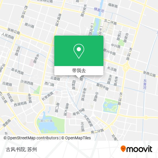 古风书院地图