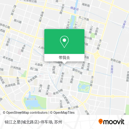锦江之星(城北路店)-停车场地图