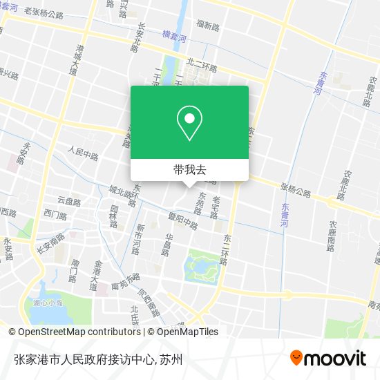 张家港市人民政府接访中心地图
