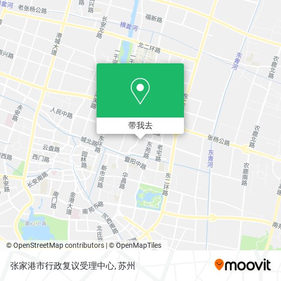 张家港市行政复议受理中心地图