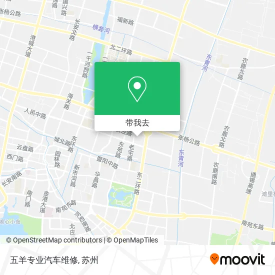 五羊专业汽车维修地图