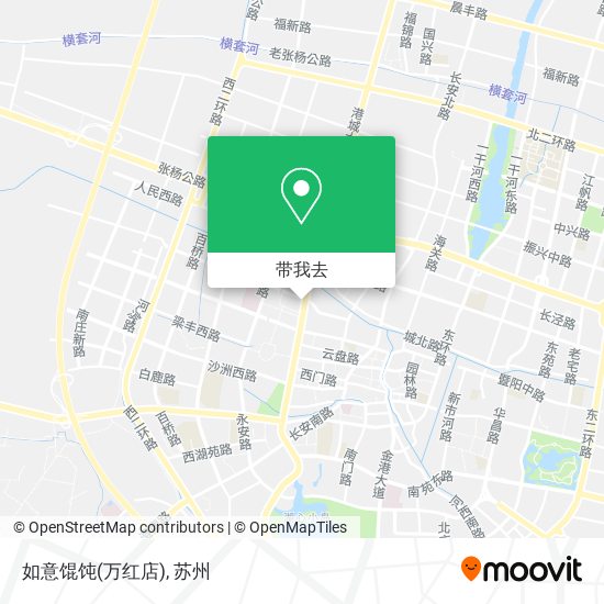 如意馄饨(万红店)地图