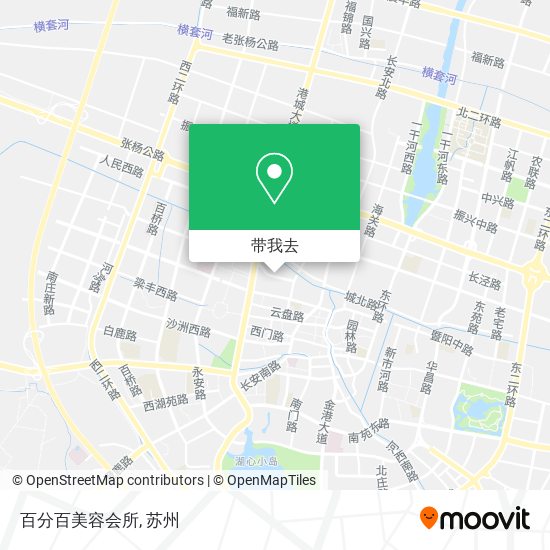 百分百美容会所地图