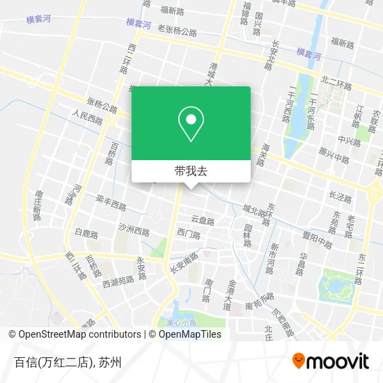 百信(万红二店)地图