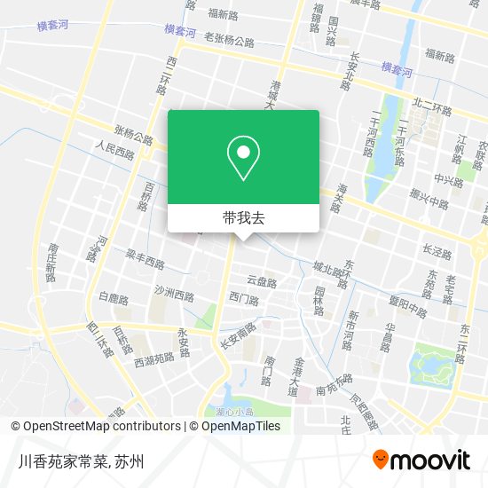 川香苑家常菜地图