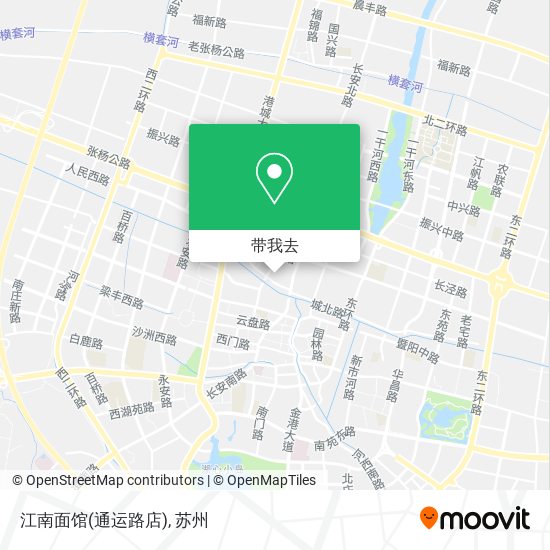 江南面馆(通运路店)地图