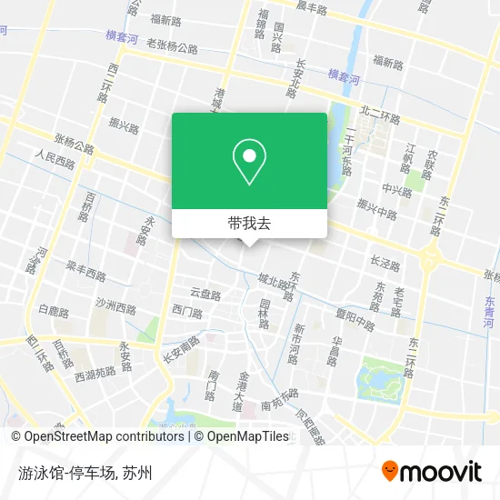 游泳馆-停车场地图