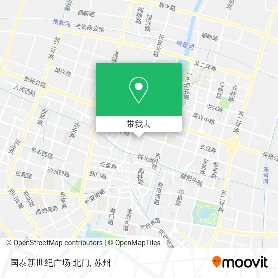 国泰新世纪广场-北门地图