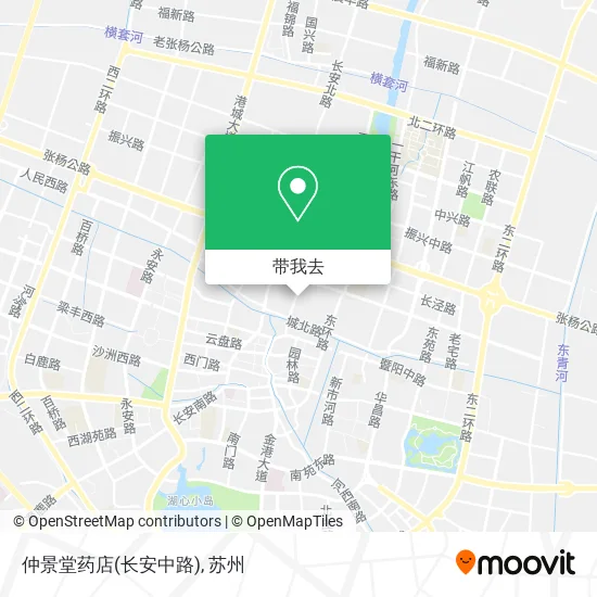 仲景堂药店(长安中路)地图