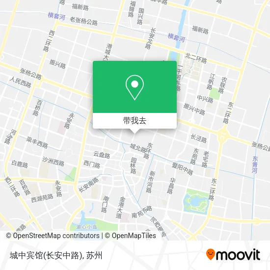 城中宾馆(长安中路)地图