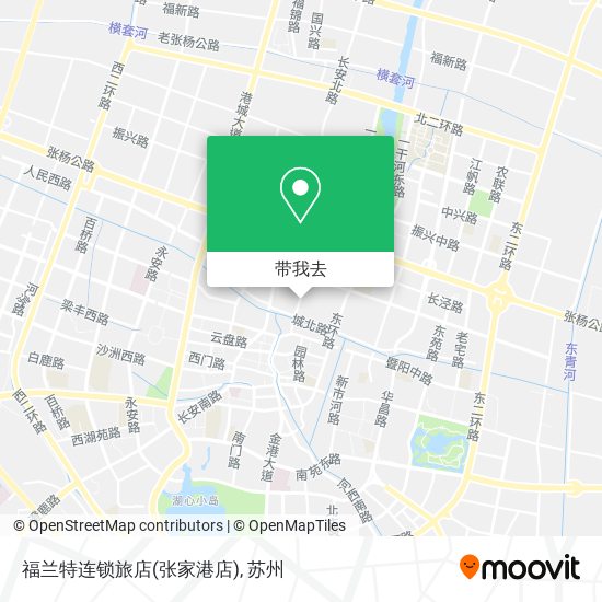 福兰特连锁旅店(张家港店)地图