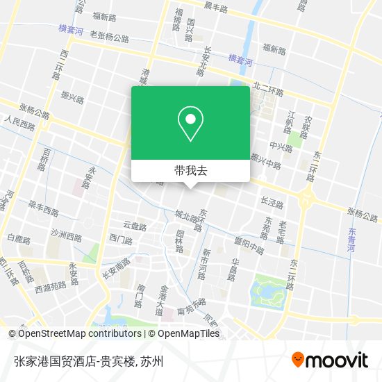 张家港国贸酒店-贵宾楼地图