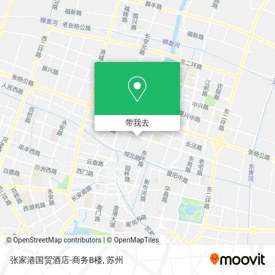 张家港国贸酒店-商务B楼地图