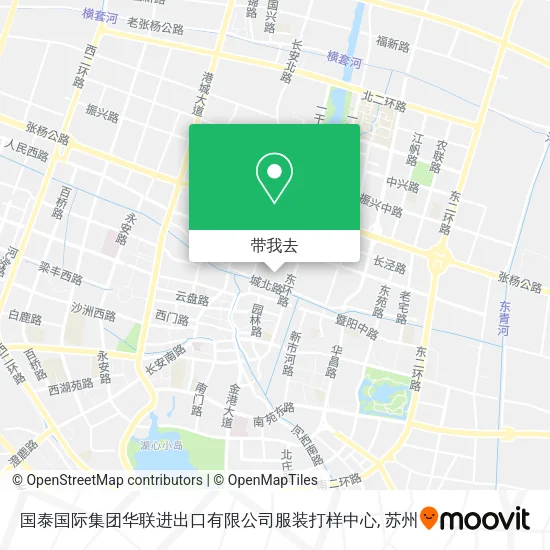 国泰国际集团华联进出口有限公司服装打样中心地图