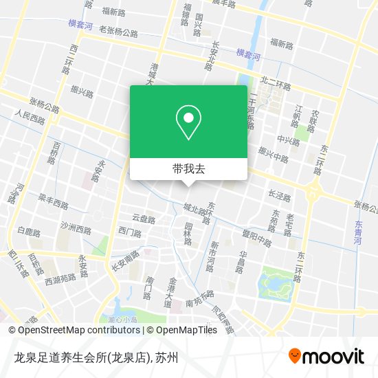 龙泉足道养生会所(龙泉店)地图