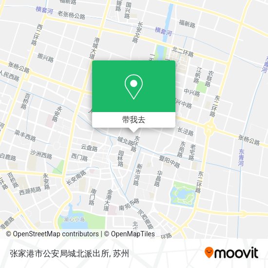 张家港市公安局城北派出所地图