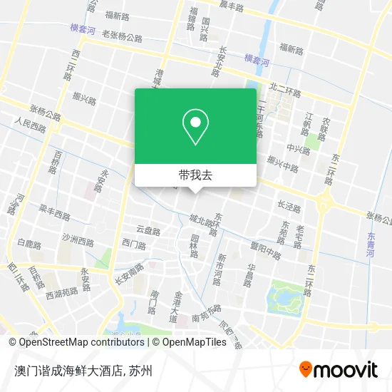 澳门谐成海鲜大酒店地图