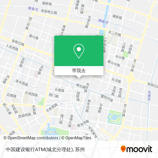 中国建设银行ATM(城北分理处)地图
