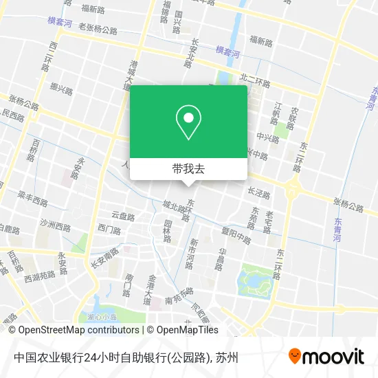 中国农业银行24小时自助银行(公园路)地图