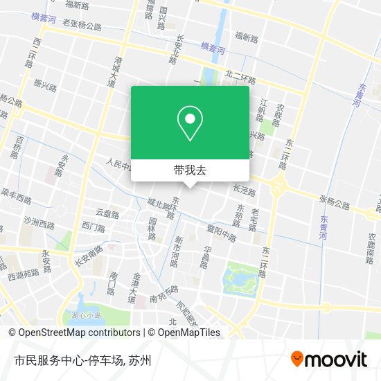 市民服务中心-停车场地图