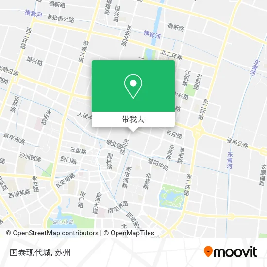 国泰现代城地图
