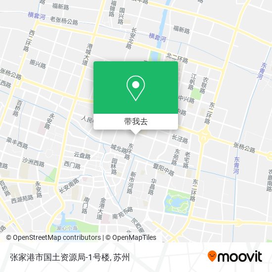 张家港市国土资源局-1号楼地图